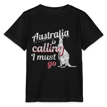 Australie - T-shirt bio MINI CREATOR Stanley/Stella Enfant - noir - Devant - Mikhail (115cm)