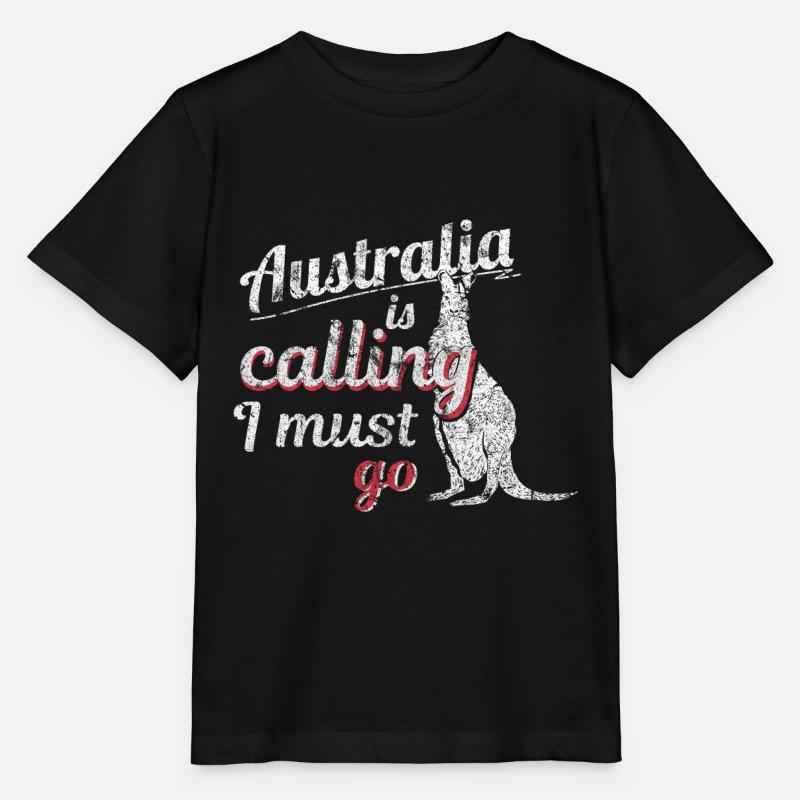 Australie - T-shirt bio MINI CREATOR Stanley/Stella Enfant - noir