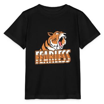 tiger - Stanley/Stella MINI CREATOR Kids’ T-Shirt - black - Front - Mikhail (115cm)