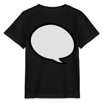 Sprechblase - Stanley/Stella Kinder T-Shirt MINI CREATOR  - Schwarz - Vorne - Mikhail (115cm)