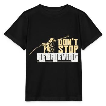 Hund Haustier - Stanley/Stella Kinder T-Shirt MINI CREATOR  - Schwarz - Vorne - Mikhail (115cm)