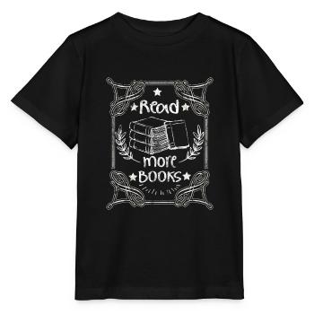 Books - Stanley/Stella MINI CREATOR Kids’ T-Shirt - black - Front - Mikhail (115cm)