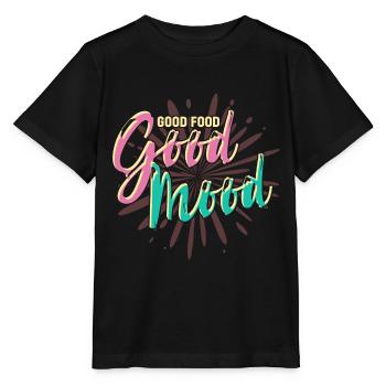 eat - Stanley/Stella MINI CREATOR Kids’ T-Shirt - black - Front - Mikhail (115cm)
