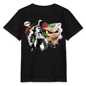 Batman Comic Composition Joker - Stanley/Stella MINI CREATOR Kids’ T-Shirt - black - Front - Mikhail (115cm)