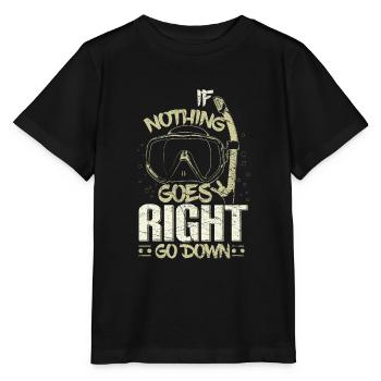 Diving swimming - Stanley/Stella MINI CREATOR Kids’ T-Shirt - black - Front - Mikhail (115cm)