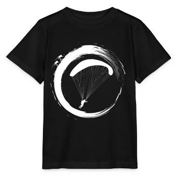 Paragliding - Stanley/Stella Kinder T-Shirt MINI CREATOR  - Schwarz - Vorne - Mikhail (115cm)