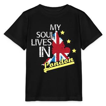 Angleterre Royaume-Uni Royaume-Uni Idée cadeau - T-shirt bio MINI CREATOR Stanley/Stella Enfant - noir - Devant - Mikhail (115cm)