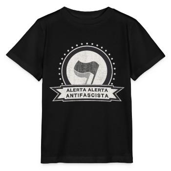 ANTIFA - T-shirt bio MINI CREATOR Stanley/Stella Enfant - noir - Devant - Mikhail (115cm)