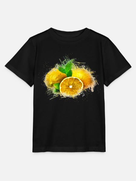 Zitrone - Stanley/Stella Kinder T-Shirt MINI CREATOR - Schwarz