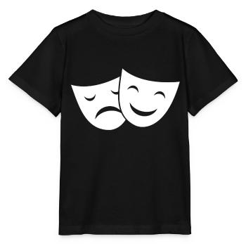 masks - Stanley/Stella MINI CREATOR Kids’ T-Shirt - black - Front - Mikhail (115cm)