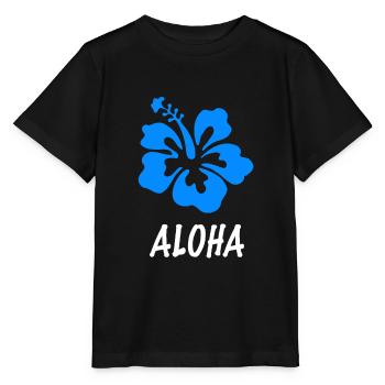 Aloha - Stanley/Stella Kinder T-Shirt MINI CREATOR  - Schwarz - Vorne - Mikhail (115cm)