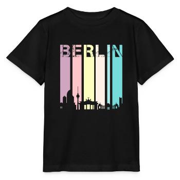 Berlin - T-shirt bio MINI CREATOR Stanley/Stella Enfant - noir - Devant - Mikhail (115cm)