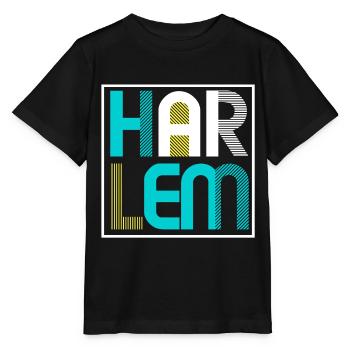 Harlem - Stanley/Stella Kinder T-Shirt MINI CREATOR  - Schwarz - Vorne - Mikhail (115cm)