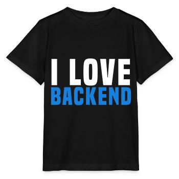 Programmation du backend - T-shirt bio MINI CREATOR Stanley/Stella Enfant - noir - Devant - Mikhail (115cm)