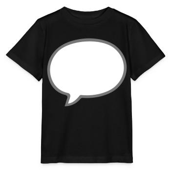 Bulle de dialogue de conception comique - T-shirt bio MINI CREATOR Stanley/Stella Enfant - noir - Devant - Mikhail (115cm)