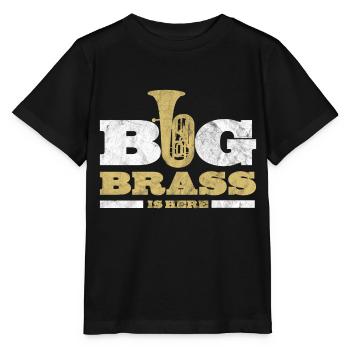 Tuba - Stanley/Stella Kinder T-Shirt MINI CREATOR  - Schwarz - Vorne - Mikhail (115cm)
