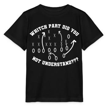 American football tactics of the coach - Stanley/Stella MINI CREATOR Kids’ T-Shirt - black - Front - Mikhail (115cm)