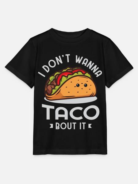 Taco Tacos Apperal - Stanley/Stella T-shirt MINI CREATOR til børn - sort