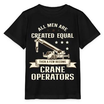 Tous les hommes sont égaux Sauf Sur les grues - T-shirt bio MINI CREATOR Stanley/Stella Enfant - noir - Devant - Mikhail (115cm)