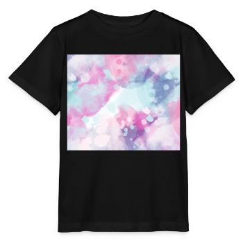 Impression aquarelle - T-shirt bio MINI CREATOR Stanley/Stella Enfant - noir - Devant - Mikhail (115cm)