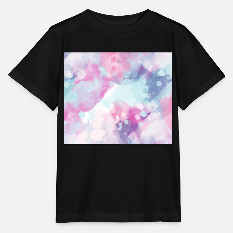Impression aquarelle - T-shirt bio MINI CREATOR Stanley/Stella Enfant - noir