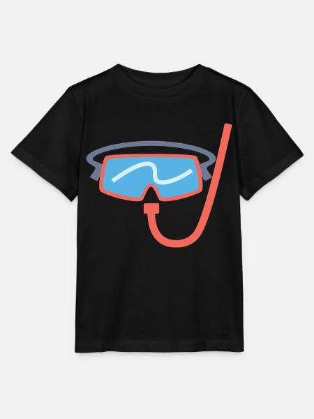 Schnorcheln - Stanley/Stella Kinder T-Shirt MINI CREATOR - Schwarz