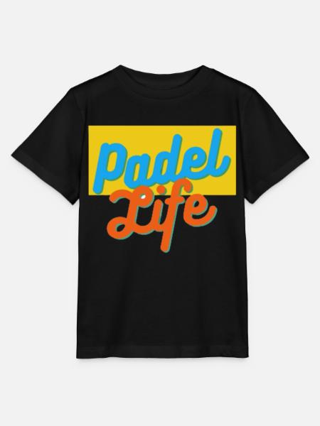 Padel Life - Stanley/Stella Kinder T-Shirt MINI CREATOR - Schwarz