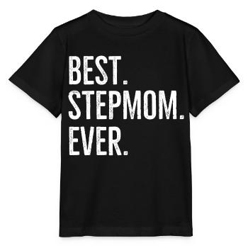 Beste Stiefmutter aller Zeiten - Stanley/Stella Kinder T-Shirt MINI CREATOR  - Schwarz - Vorne - Mikhail (115cm)
