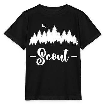 Pfadfinder / Pfadfinder - Stanley/Stella Kinder T-Shirt MINI CREATOR  - Schwarz - Vorne - Mikhail (115cm)