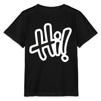 Hallo! Text - Stanley/Stella Kinder T-Shirt MINI CREATOR  - Schwarz - Vorne - Mikhail (115cm)