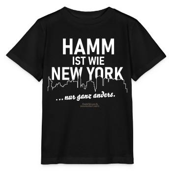 Hamm - Stanley/Stella Kinder T-Shirt MINI CREATOR  - Schwarz - Vorne - Mikhail (115cm)