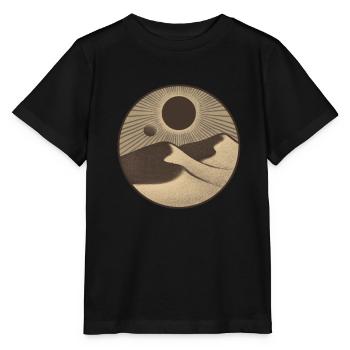 Dünen - Stanley/Stella Kinder T-Shirt MINI CREATOR  - Schwarz - Vorne - Mikhail (115cm)