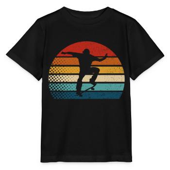 Skateur Skateboard Skate Skater Rétro Skate - T-shirt bio MINI CREATOR Stanley/Stella Enfant - noir - Devant - Mikhail (115cm)