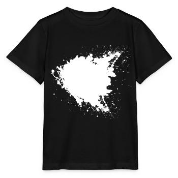 Grande tache de couleur noire - T-shirt bio MINI CREATOR Stanley/Stella Enfant - noir - Devant - Mikhail (115cm)
