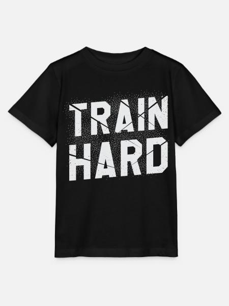 train hard - Stanley/Stella Kinder T-Shirt MINI CREATOR - Schwarz