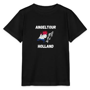 Angel Holland Fisch - Stanley/Stella Kinder T-Shirt MINI CREATOR  - Schwarz - Vorne - Mikhail (115cm)