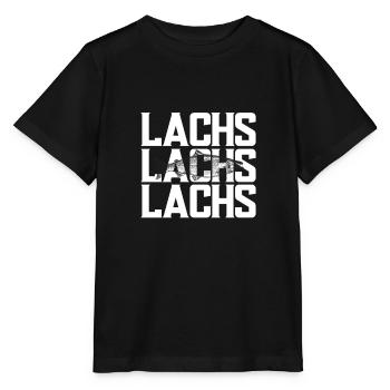 Lachs Angeln Fisch - Stanley/Stella Kinder T-Shirt MINI CREATOR  - Schwarz - Vorne - Mikhail (115cm)