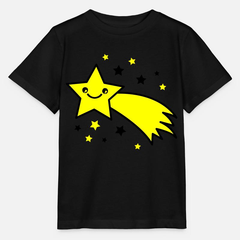 Sternschnuppe - Stanley/Stella Kinder T-Shirt MINI CREATOR  - Schwarz