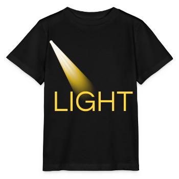 hellgelbes Licht - Stanley/Stella Kinder T-Shirt MINI CREATOR  - Schwarz - Vorne - Mikhail (115cm)