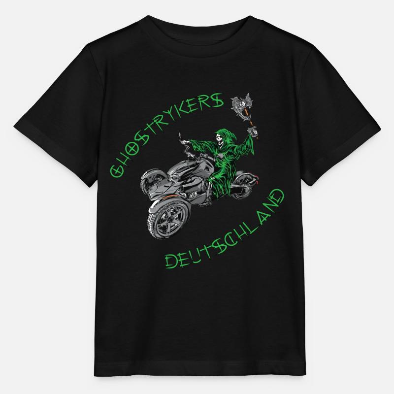 Ghostryker 2 Allemagne Vert - T-shirt bio MINI CREATOR Stanley/Stella Enfant - noir