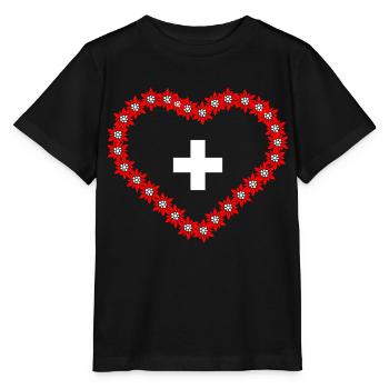 Herz - Stanley/Stella Kinder T-Shirt MINI CREATOR  - Schwarz - Vorne - Mikhail (115cm)