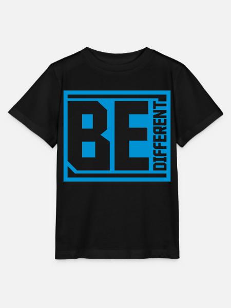 Be different Logo Design - Stanley/Stella Kinder T-Shirt MINI CREATOR - Schwarz