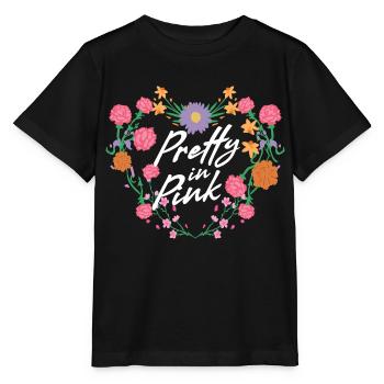 Pretty In Pink - Stanley/Stella Kinder T-Shirt MINI CREATOR  - Schwarz - Vorne - Mikhail (115cm)