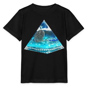 Plejaden Pyramide - Stanley/Stella Kinder T-Shirt MINI CREATOR  - Schwarz - Vorne - Mikhail (115cm)