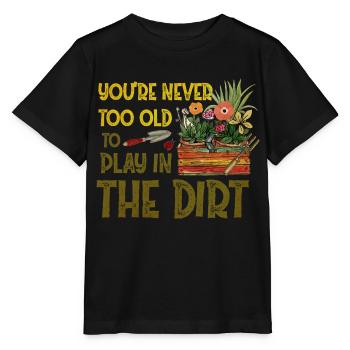 Gardening Gardeners Gardening Digging Plant - Stanley/Stella MINI CREATOR Kids’ T-Shirt - black - Front - Mikhail (115cm)