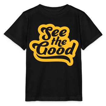 see the good quote - Stanley/Stella MINI CREATOR Kids’ T-Shirt - black - Front - Mikhail (115cm)