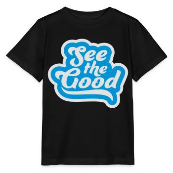 see the good quote - Stanley/Stella MINI CREATOR Kids’ T-Shirt - black - Front - Mikhail (115cm)