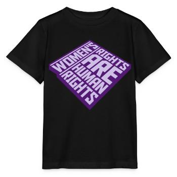 citation féministe sur les droits des femmes - T-shirt bio MINI CREATOR Stanley/Stella Enfant - noir - Devant - Mikhail (115cm)