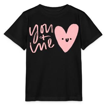 I love you - T-shirt bio MINI CREATOR Stanley/Stella Enfant - noir - Devant - Mikhail (115cm)