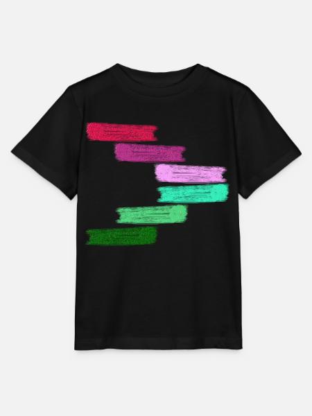 Puzzle de jeu de couleur - T-shirt bio MINI CREATOR Stanley/Stella Enfant - noir